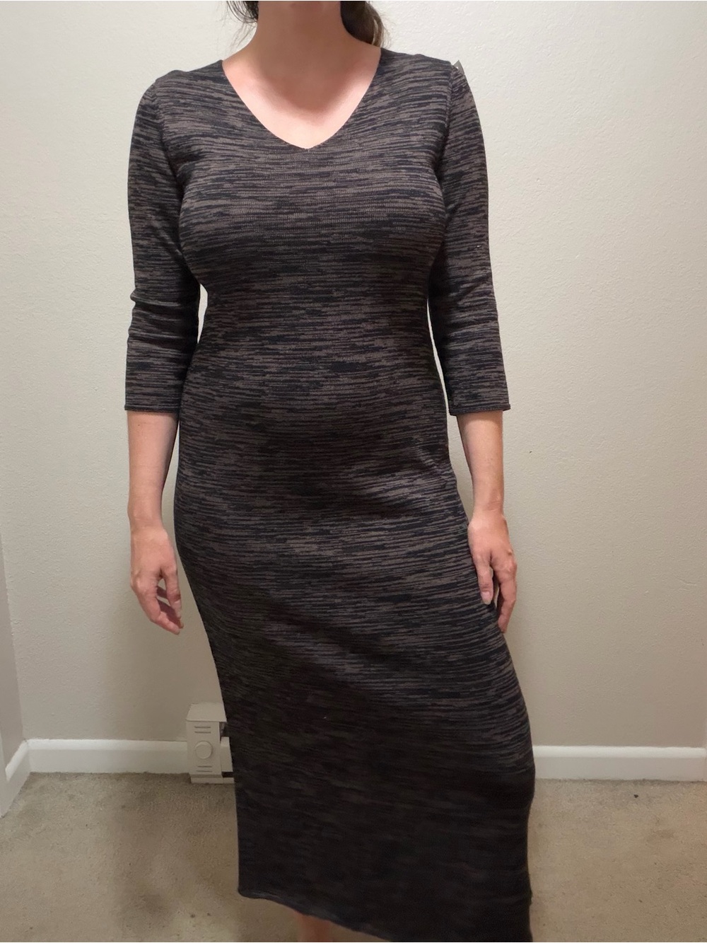 Peruvian Connection Solstice Dress Quartz Pima Cotton Maxi Medium